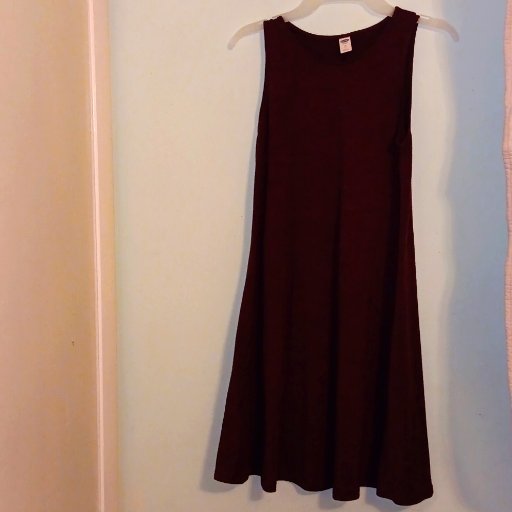 Dark purple ish brown cotton dress